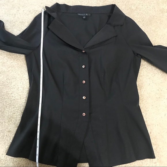 Lafayette 148 Button Up Blouse - Picture 6 of 6